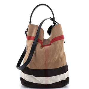 Burberry Ashby Bag House Check Canvas #250977B76B